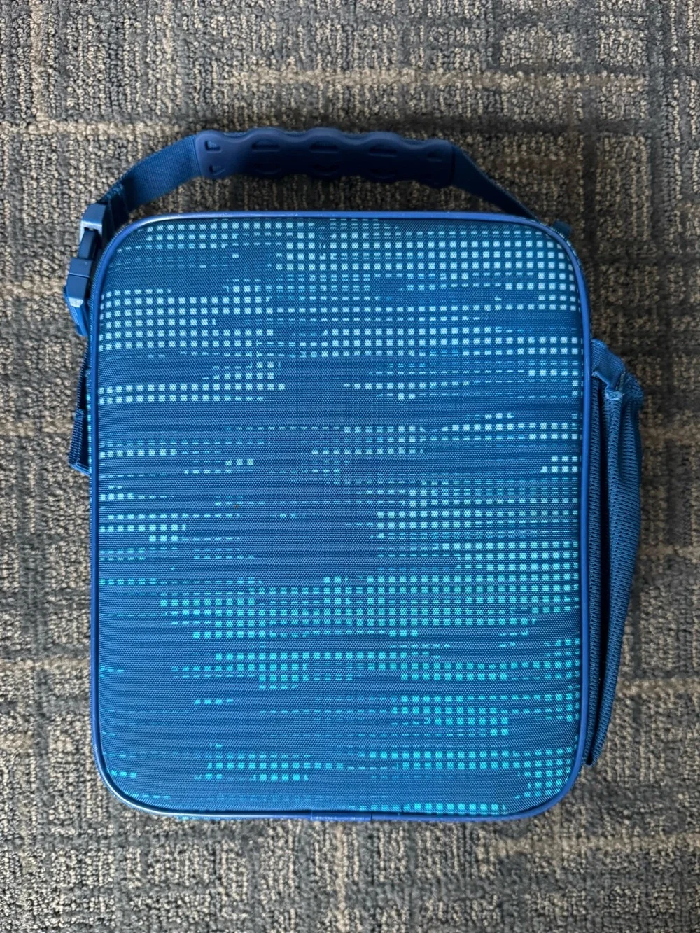 Under Armour Thermos Insulated Lunch Box Blue Camo Hard Liner O/S